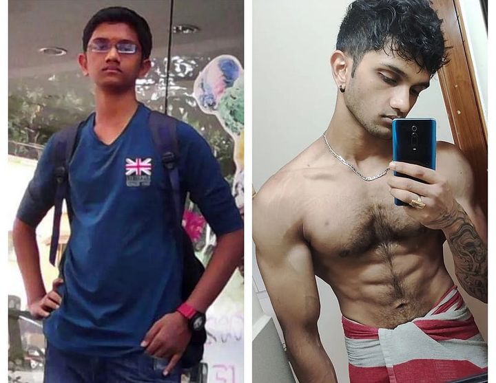 6-year transformation of the author from skinny fat to aesthetic and shredded